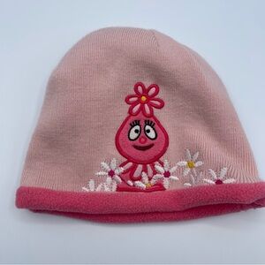 Y2K Yo Gabba Gabba! Kids reversible Beanie pink Size small 2T-4T